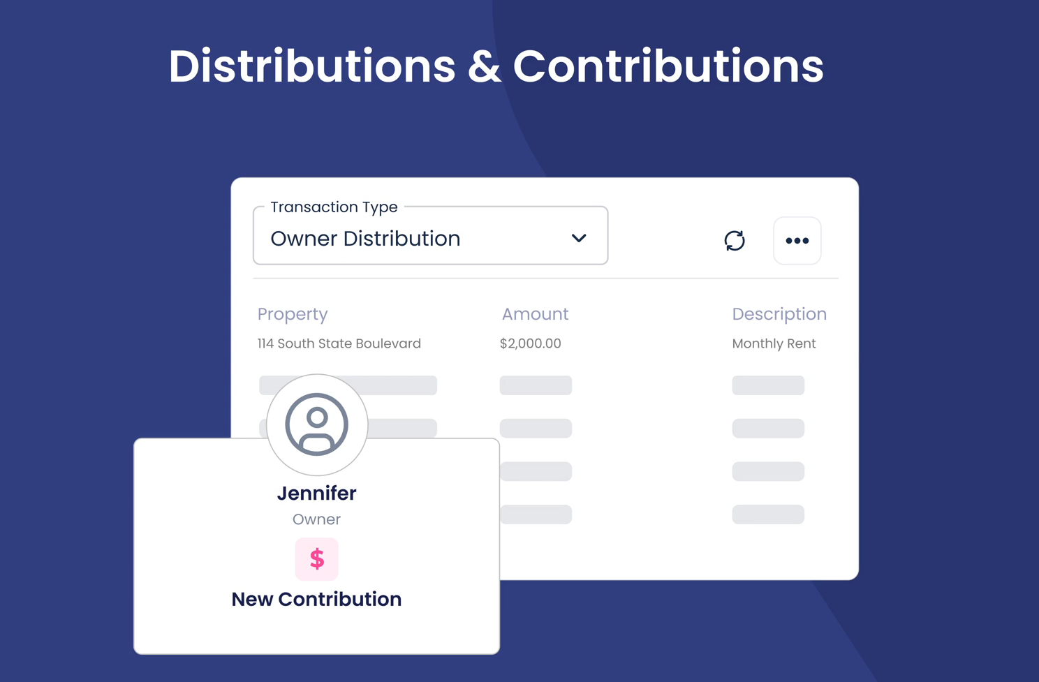 Doorloop Screenshot Showing Distributions and Contributions Feature